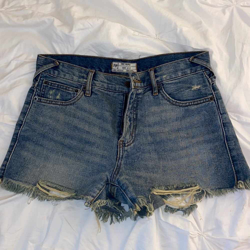 Free people Jean shorts